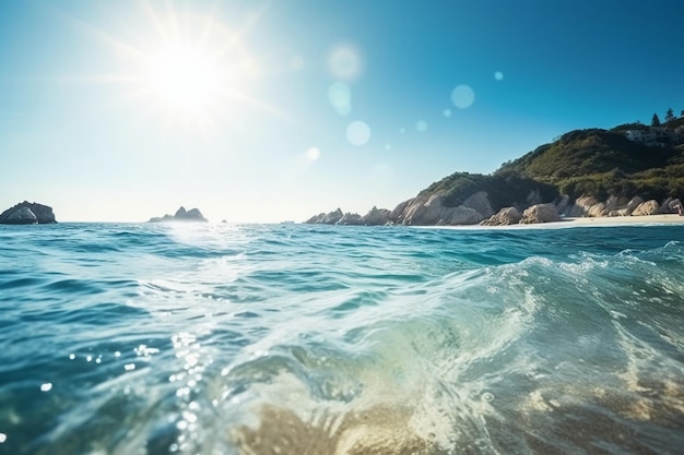 Słoneczny dzień na plaży