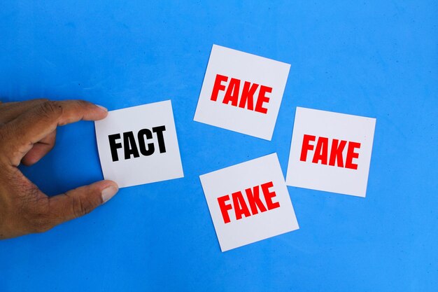 słowo fakt lub fałsz pojęcie faktu lub fałsz pojęcie prawdziwego faktu i fałszywego fałszu