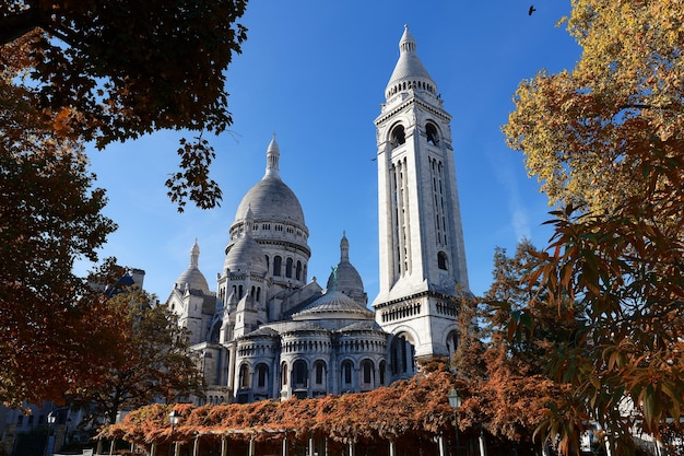 Słynna bazylika Sacre Coeur Paris Francja