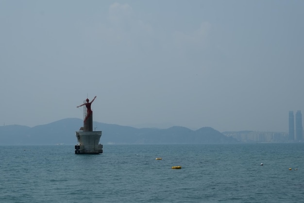 Słynna plaża haeundae w korei południowej busan