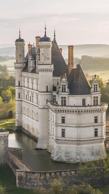 Słynne francuskie zamki Imponujący średniowieczny zamek Pierrefonds Francja