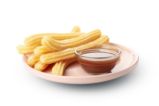 Smaczne churros z sosem