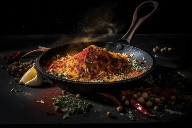 Smakowa fuzja Harmoniczna mieszanka kumina i liści curry w kompozycji kulinarnej