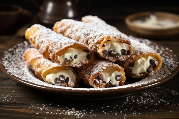 Zdjęcie smakuj pokusy cannoli magic