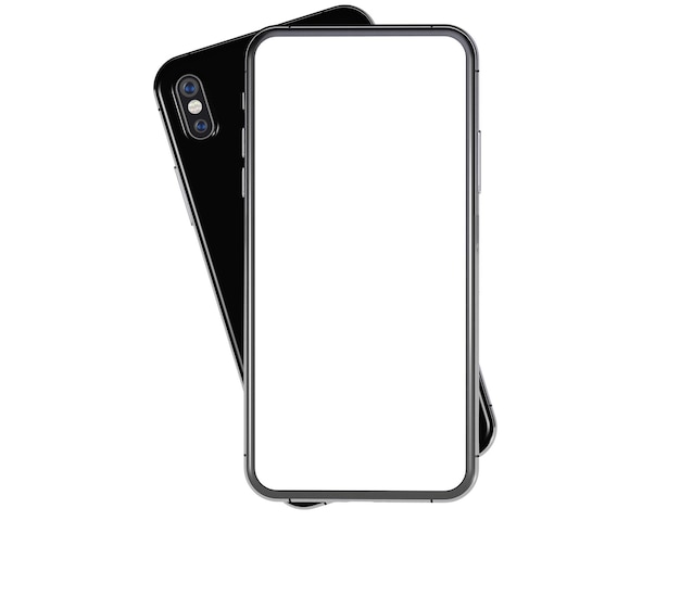 Smartfon cyfrowy izolowane tło 3d