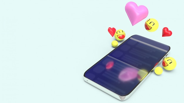 Smartfon Z Emoji 3d