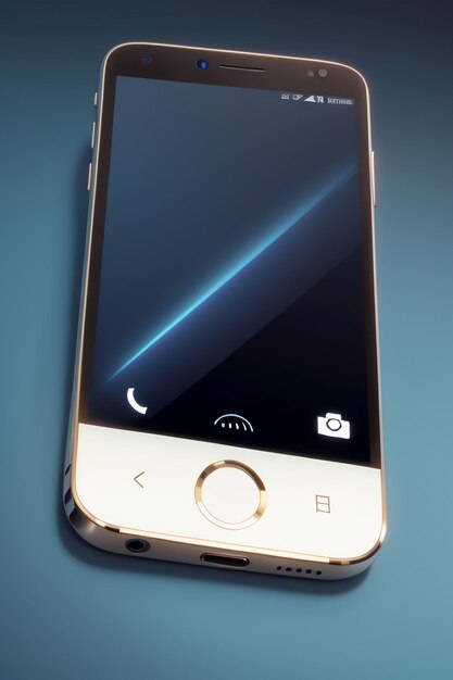 Zdjęcie smartphone telefon komórkowy makieta produktu wyświetla reklamę renderowania makieta tapeta tło