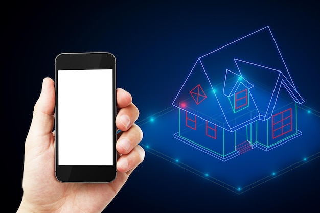 Smartphone z inteligentnym domem