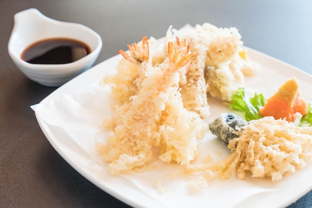smażone krewetki (tempura)