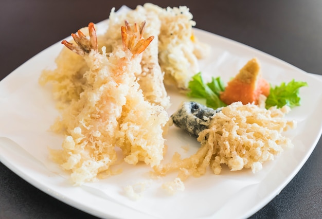 smażone krewetki (tempura)