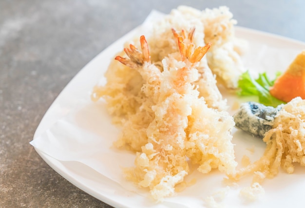 smażone krewetki (tempura)