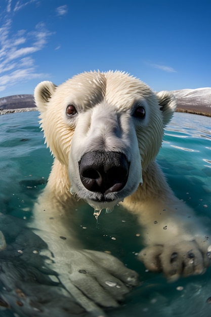 Śmieszne słodkie dziecko selfie fotografii zwierząt z bliska