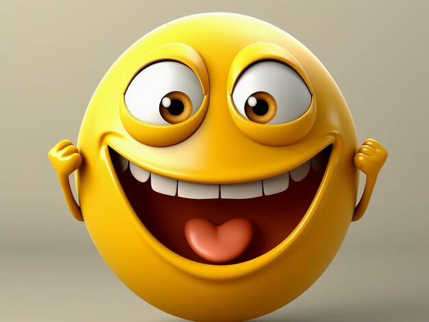 Zdjęcie smile emoji i element emoji