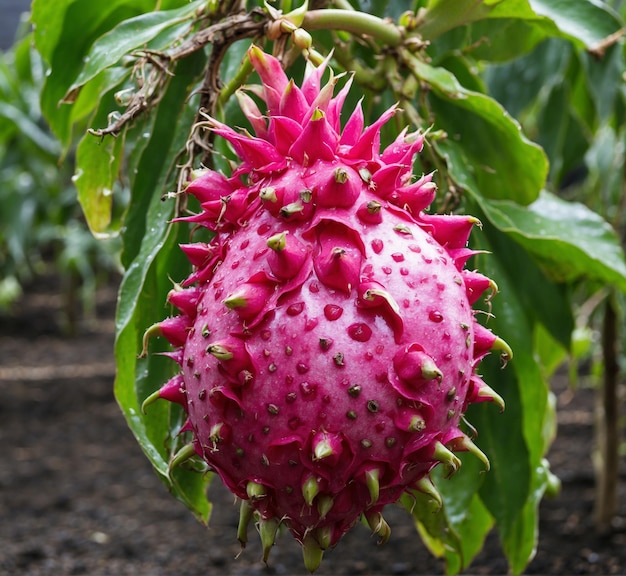 Smoczy owoc Pitaya lub Pitahaya to tropikalny owoc w Tajlandii