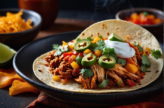 Smoky Chipotle Chicken Tinga Tacos