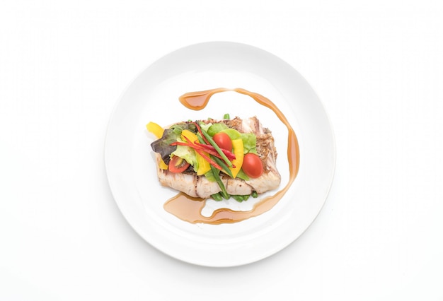 Snapper Fish Steak With Vagetable