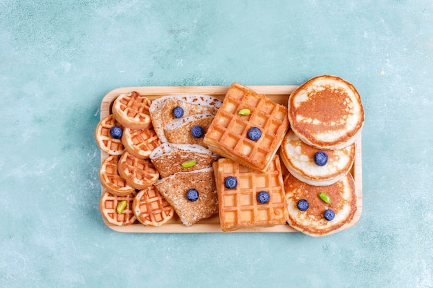 Śniadanie Węglowodanowe, Naleśniki, Naleśniki, Wafle.