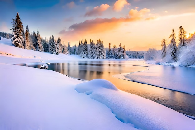 śnieg natura tło