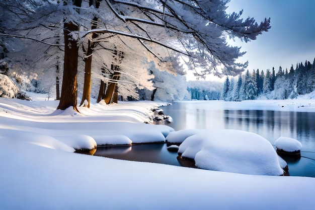 śnieg natura tło