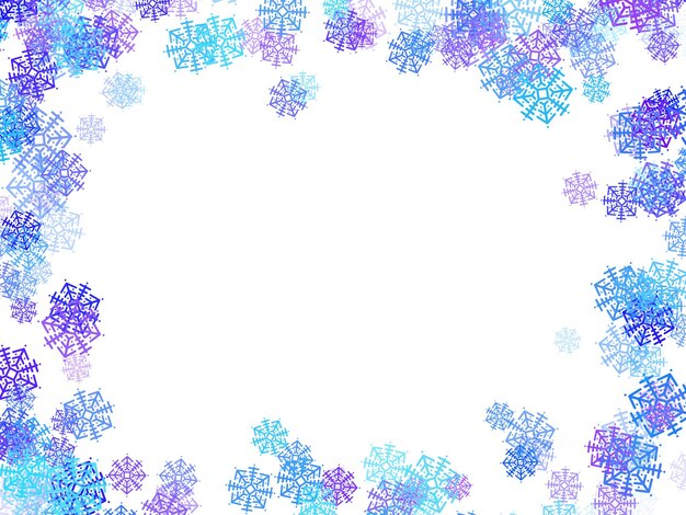 Śnieżynka Boże Narodzenie rama ilustracja tło