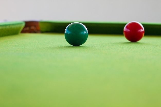 Zdjęcie snooker piłka na stole