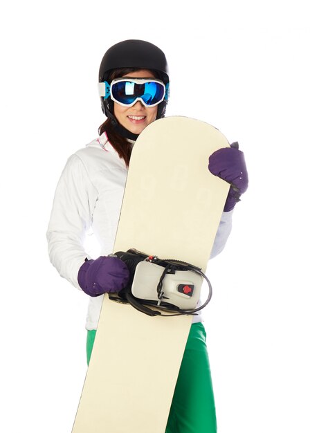 Zdjęcie snowboardzistka