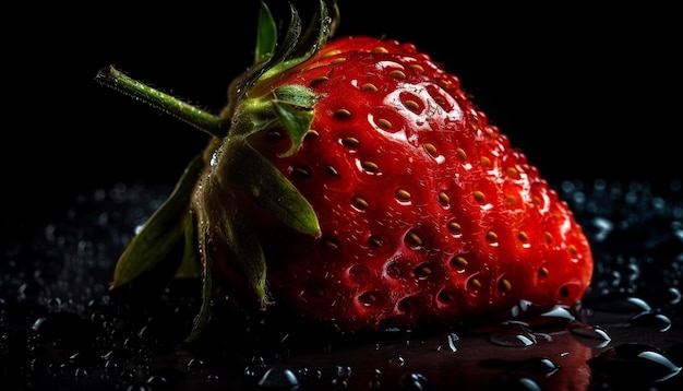 Soczysta słodycz jagód świeży i organiczny przeciwutleniacz generowany przez AI