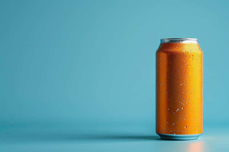 Zdjęcie soda mockup lata de gaseosa o cerveza