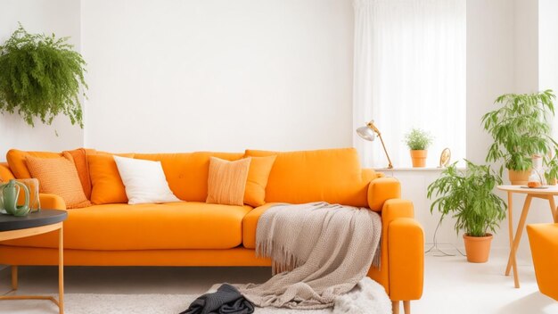 Zdjęcie sofa w salonie