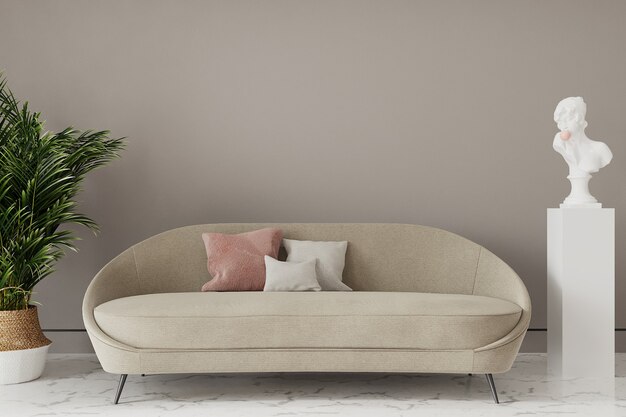 Sofa w salonie