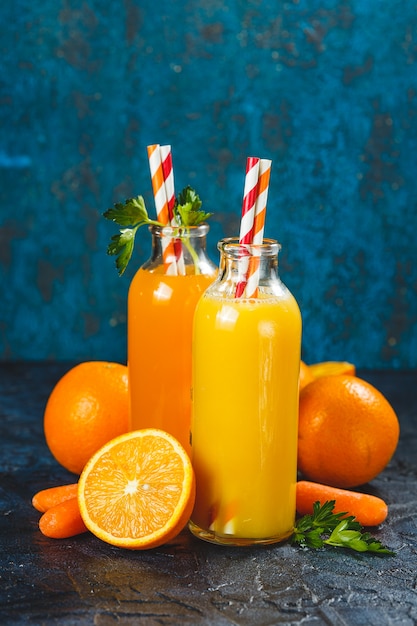 Sok pomarańczowy i marchewkowy