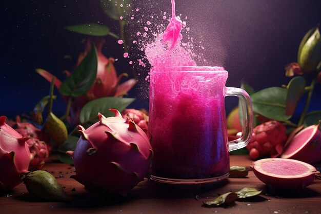 Sok z pitaya w blenderze