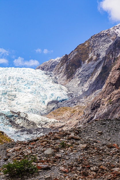 South Island Franz Joseph Glacier portrait Nowa Zelandia