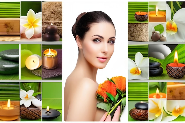 Zdjęcie spa collage