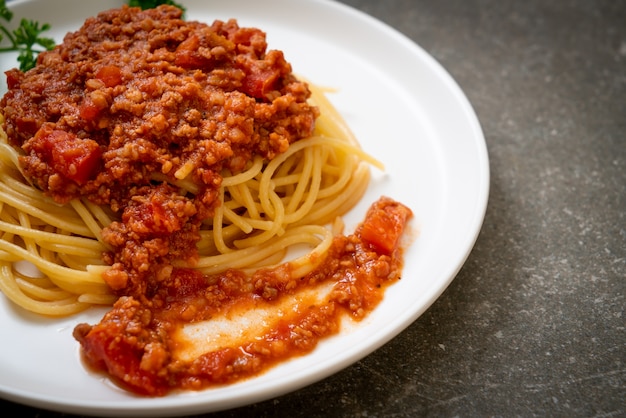 Spaghetti bolognese