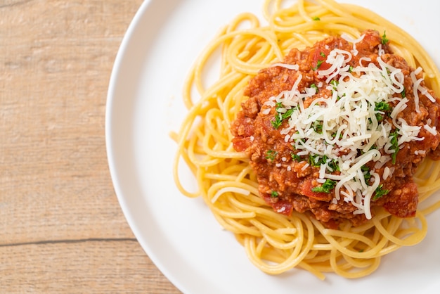 Spaghetti bolognese