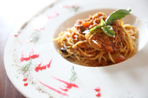 Spaghetti bolognese