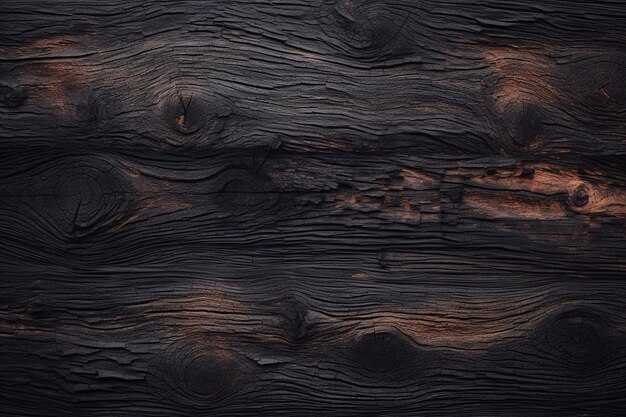 Zdjęcie spalone drewno tekstura tło