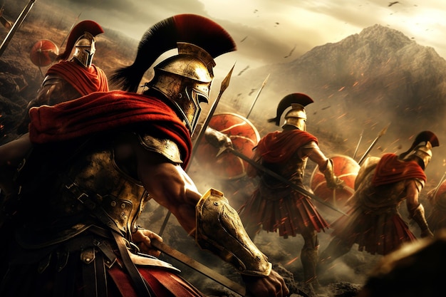 Spartanie pod Termopilami Ostatni bastion przeciwko Persom