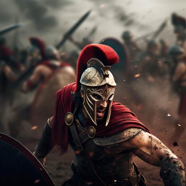 Spartański wojownik