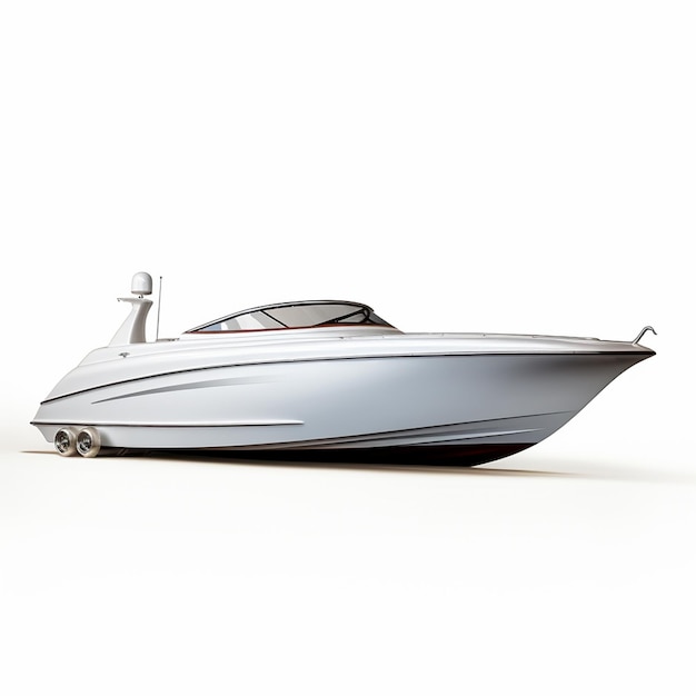 Speedboat speedboat jacht jachting białe tło