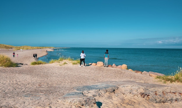 Spektakularna plaża Skagen w Danii