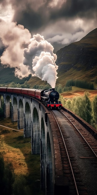 Spektakularna przygoda Hogwarts Express na wiadukcie Glenfinnan