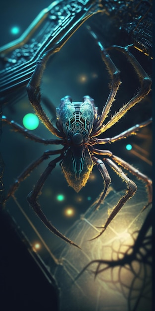 Spider Omnipresence Freehand HD Reality Uderzający projekt