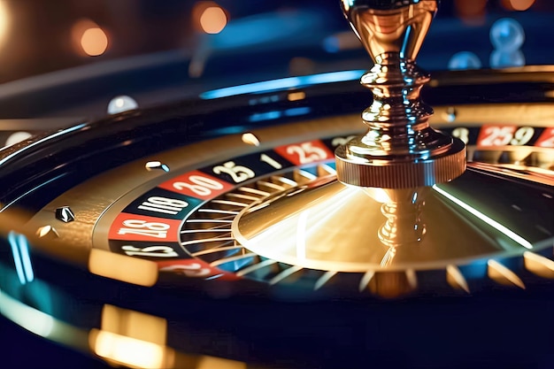 Spin on Luck Grając w ruletkę w kasynie Generative AI