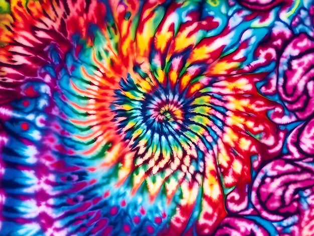 Spiralne tło wzór TieDye