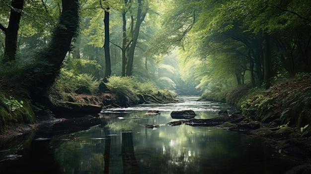 Spokojność rozwija się w spokojnych, nienaruszonych krajobrazach naturalnych.