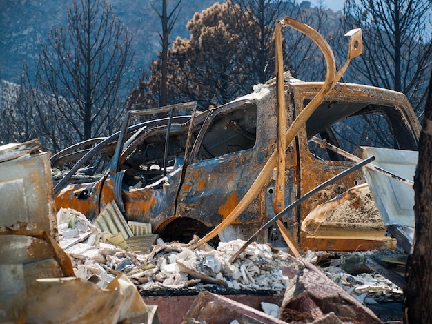 Społeczność mieszkaniowa po Waldo Canyon Fire 2012 w Colorado Springs, Kolorado.