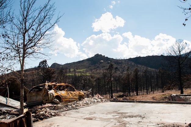 Społeczność Mieszkaniowa Po Waldo Canyon Fire 2012 W Colorado Springs, Kolorado.