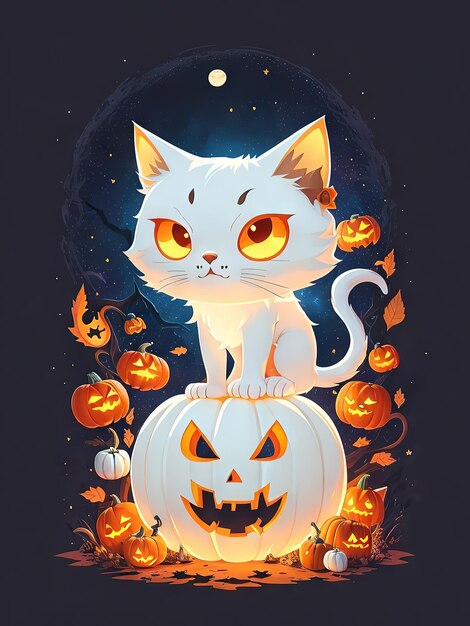 Zdjęcie spooktacular halloween noc dreszczyków i emocji